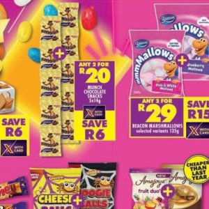 Snacks at Shoprite
