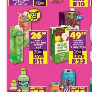 Juice at Shoprite