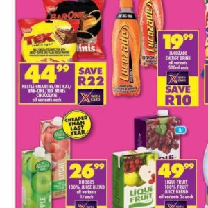 Chocolate at Shoprite