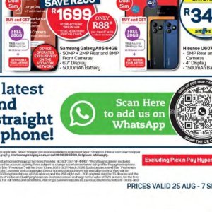 Smartphone at Pick n Pay Hyper