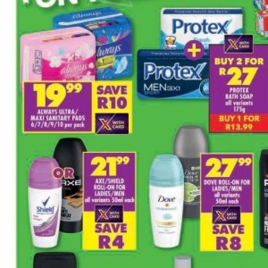 Axe at Shoprite