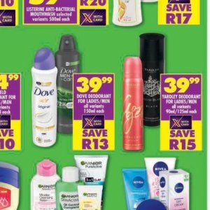 Deodorant garnier  at Shoprite
