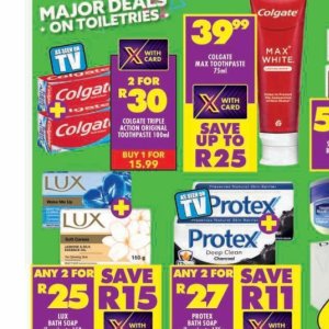 Toothpaste colgate  at Shoprite