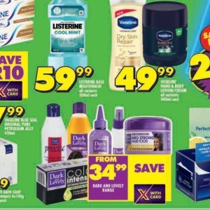 Mouthwash listerine  at Shoprite