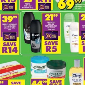 Axe at Shoprite