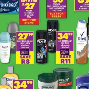 Axe at Shoprite