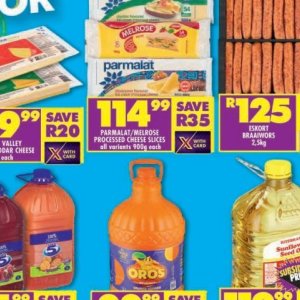Cheese at Shoprite