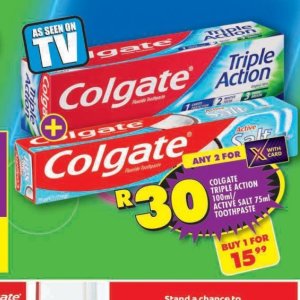 Toothpaste colgate  at Shoprite
