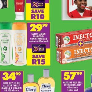 Shampoo at Shoprite
