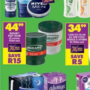 Body cream nivea  at Shoprite