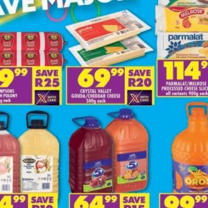 Cheddar at Shoprite