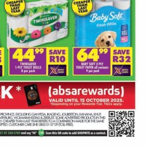 Paper at Shoprite