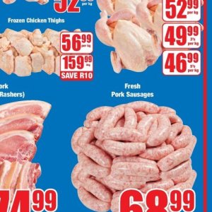 Sausages at Boxer Superstores