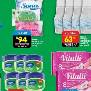 Soap at Spar