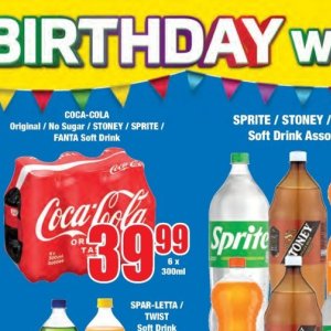 Fizzy drink at Boxer Superstores