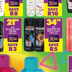 Axe at Shoprite