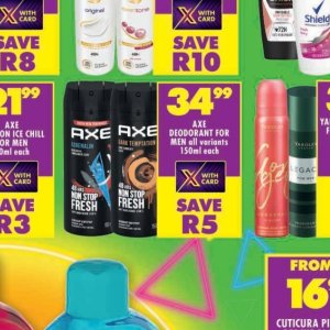 Axe at Shoprite