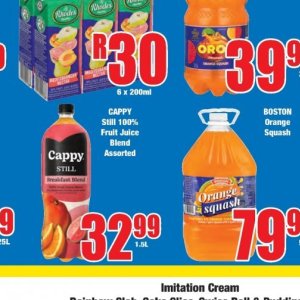Juice cappy  at Boxer Superstores