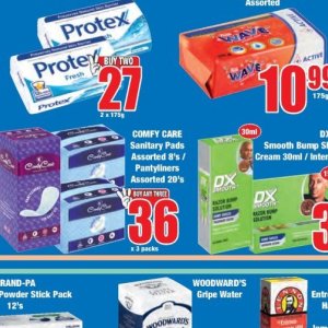 Sanitary pads at Boxer Superstores