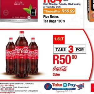 Cola at Take n Pay