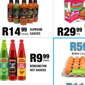 Sauces at Take n Pay