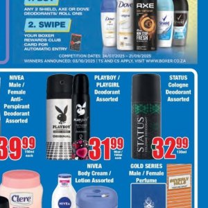 Deodorant nivea  at Boxer Superstores