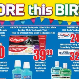 Toothpaste at Boxer Superstores