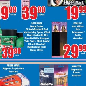 Shampoo at Boxer Superstores