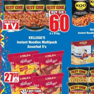Noodles at Boxer Superstores