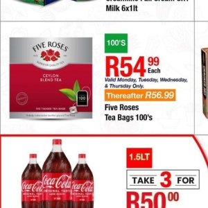 Tea at Take n Pay