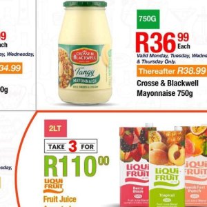 Mayonnaise at Take n Pay