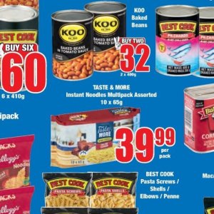 Noodles at Boxer Superstores