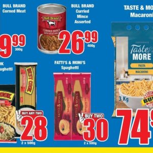 Spaghetti at Boxer Superstores