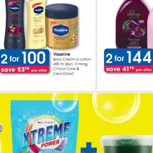 Body cream at Clicks