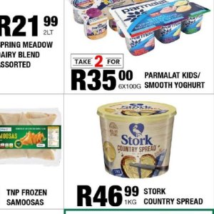 Yoghurt at Take n Pay