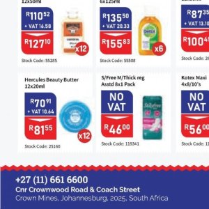   at Africa Cash and Carry