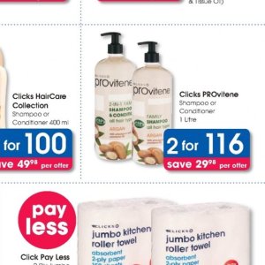 Shampoo at Clicks