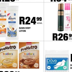 Body lotion at Take n Pay