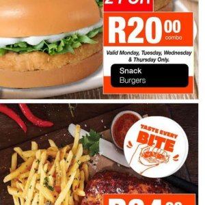 Burgers at Take n Pay
