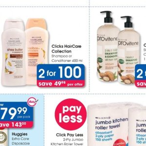 Shampoo at Clicks