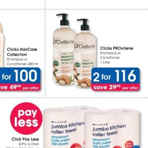 Shampoo at Clicks