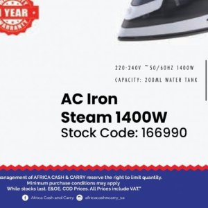 Iron at Africa Cash and Carry