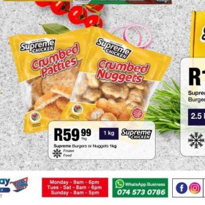 Burgers at Take n Pay
