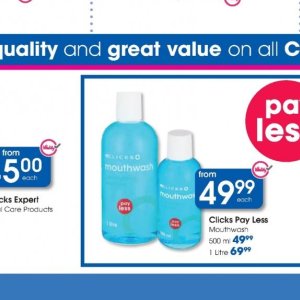 Mouthwash at Clicks