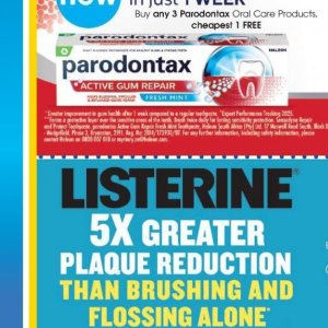 Toothpaste at Clicks