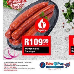 Sausages at Take n Pay