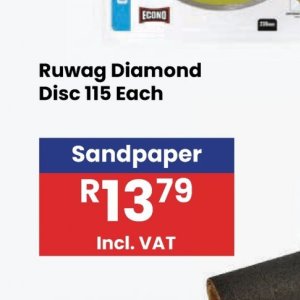 Sandpaper at Africa Cash and Carry
