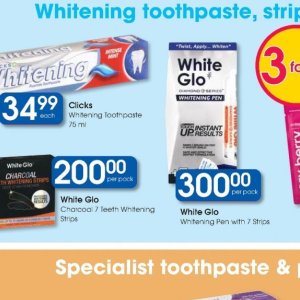 Toothpaste at Clicks