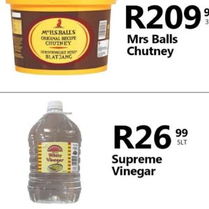 Vinegar at Take n Pay