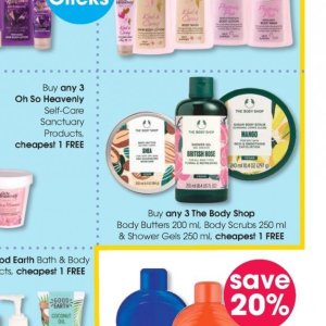 Body scrub at Clicks